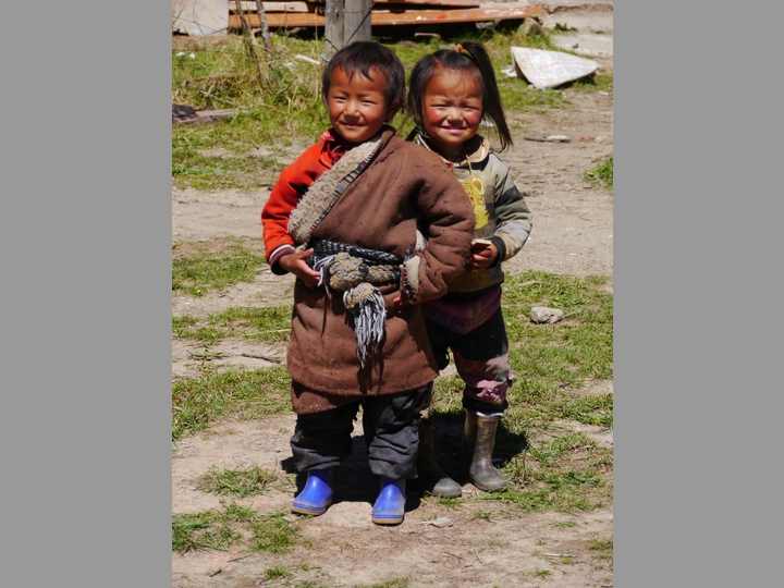 Nomadenkinder - Tibet
